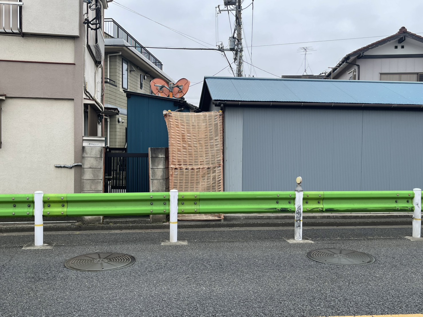 西東京市住吉町　オレンジネットの張り替え前