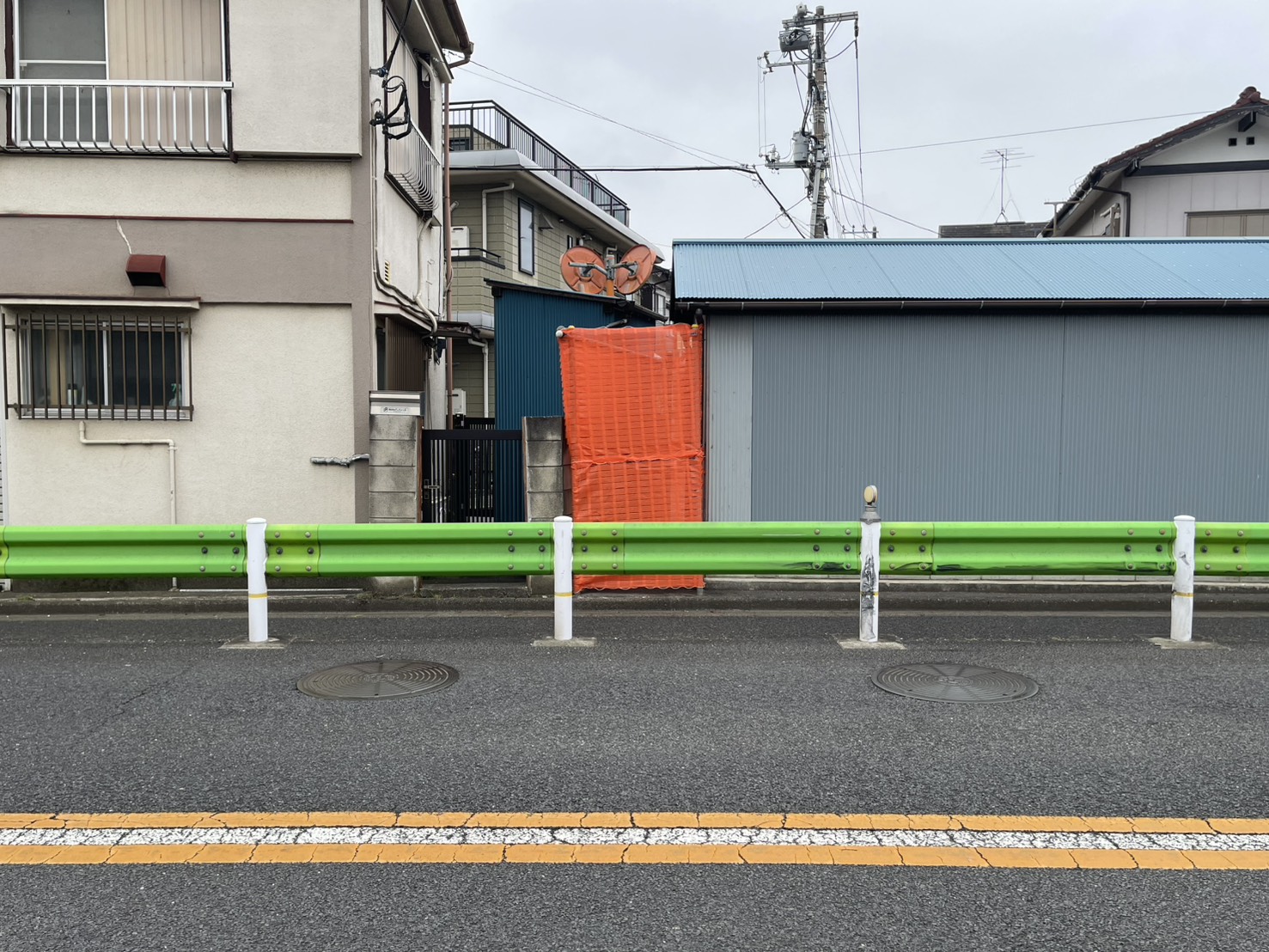 西東京市住吉町　オレンジネットの張り替え後