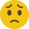 困った顔