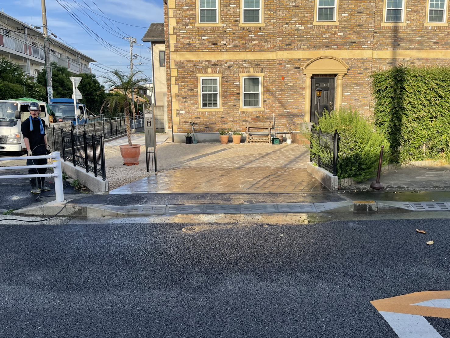 歩道切り下げ工事